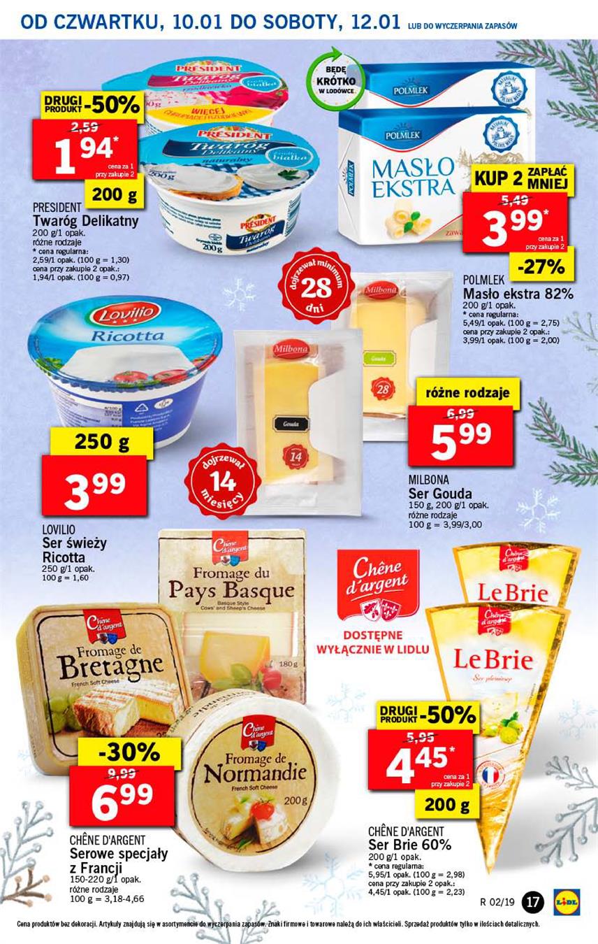 Gazetka Lidl Polska Sp. z o.o. nr 17 od 2019-01-10 do 2019-01-12