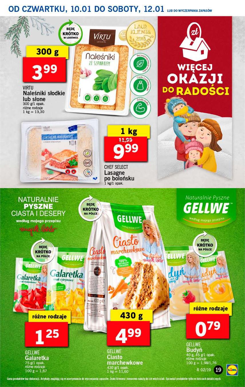 Gazetka Lidl Polska Sp. z o.o. nr 19 od 2019-01-10 do 2019-01-12