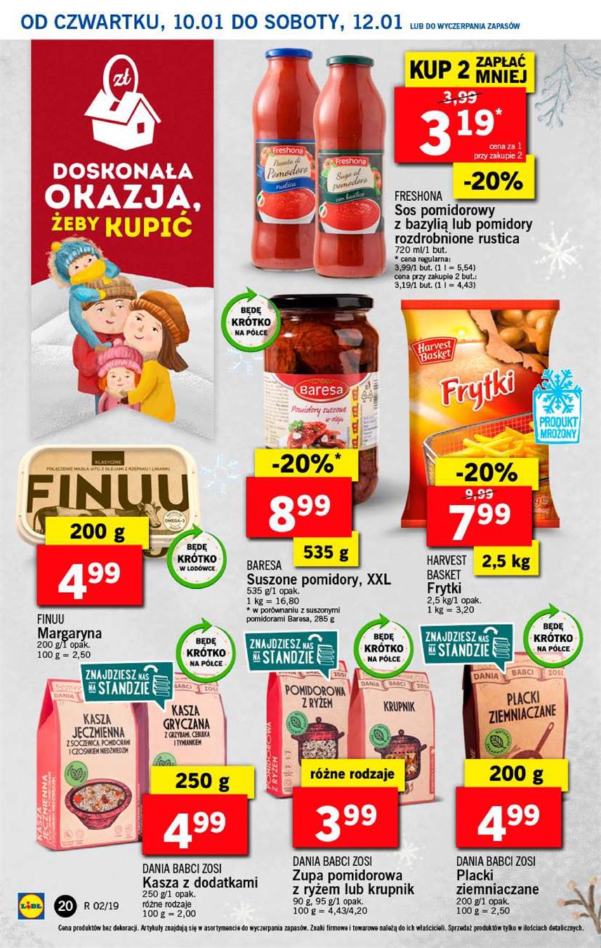 Gazetka Lidl Polska Sp. z o.o. nr 20 od 2019-01-10 do 2019-01-12