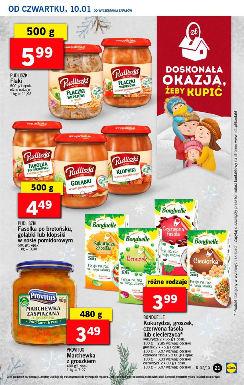 Gazetka Lidl Polska Sp. z o.o. nr 21 od 2019-01-10 do 2019-01-12