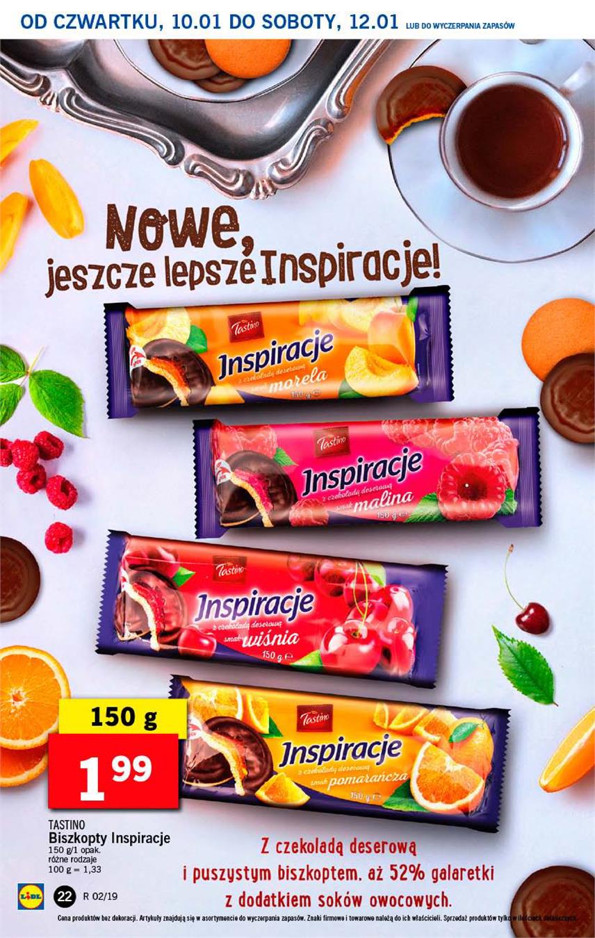 Gazetka Lidl Polska Sp. z o.o. nr 22 od 2019-01-10 do 2019-01-12