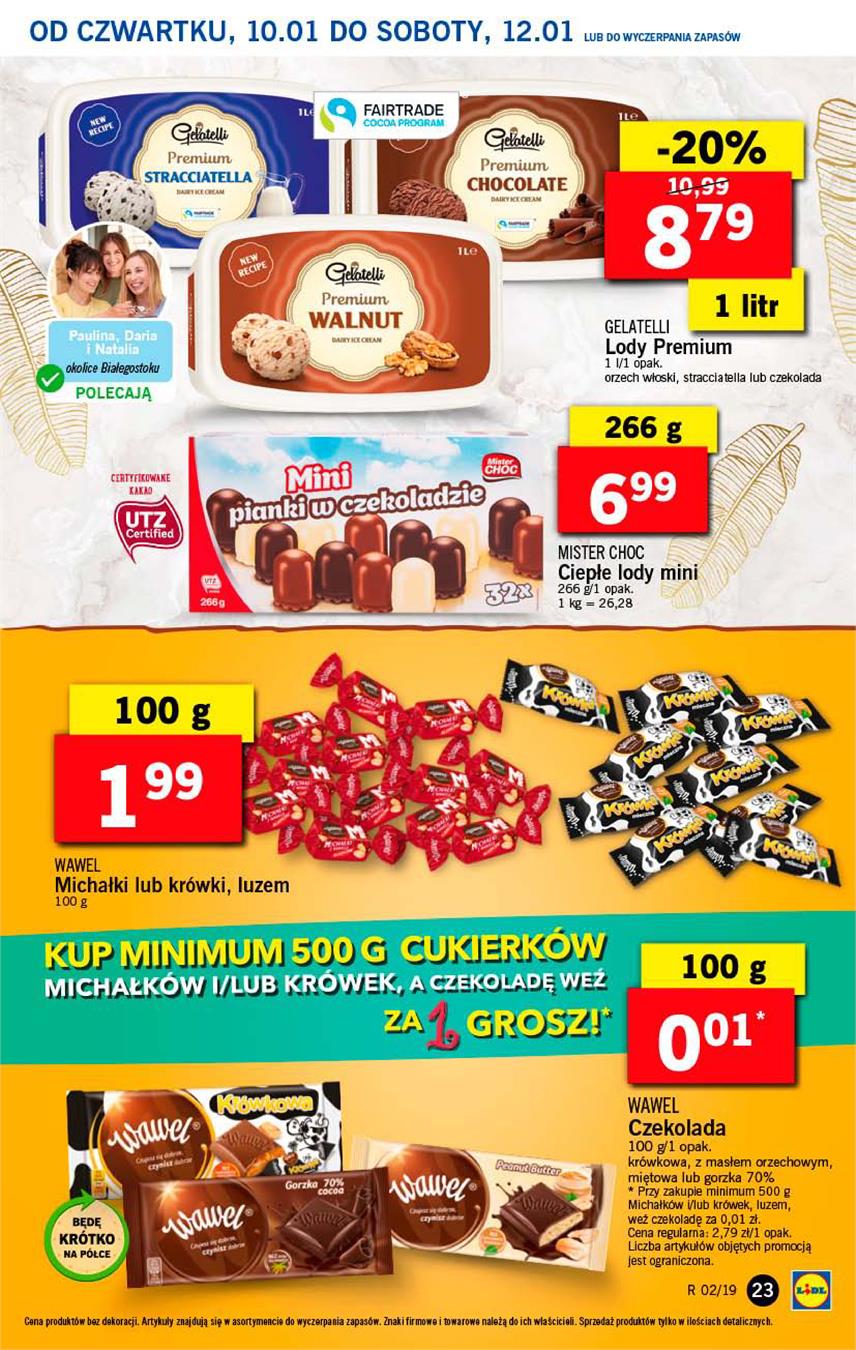 Gazetka Lidl Polska Sp. z o.o. nr 23 od 2019-01-10 do 2019-01-12