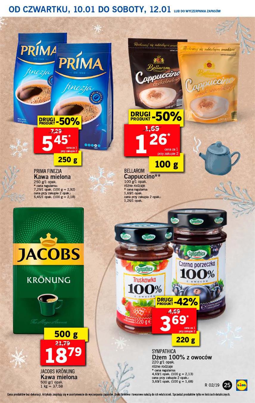 Gazetka Lidl Polska Sp. z o.o. nr 25 od 2019-01-10 do 2019-01-12