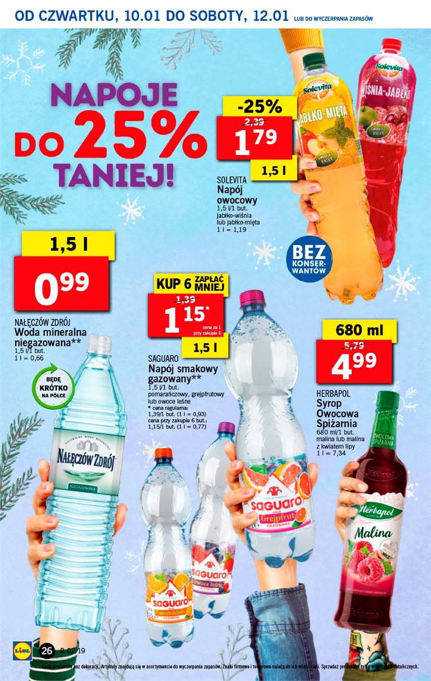Gazetka Lidl Polska Sp. z o.o. nr 26 od 2019-01-10 do 2019-01-12