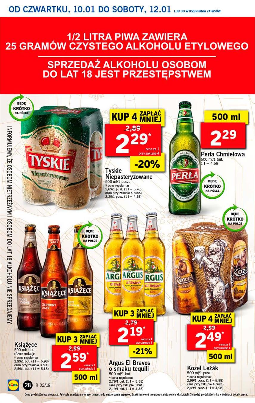 Gazetka Lidl Polska Sp. z o.o. nr 28 od 2019-01-10 do 2019-01-12