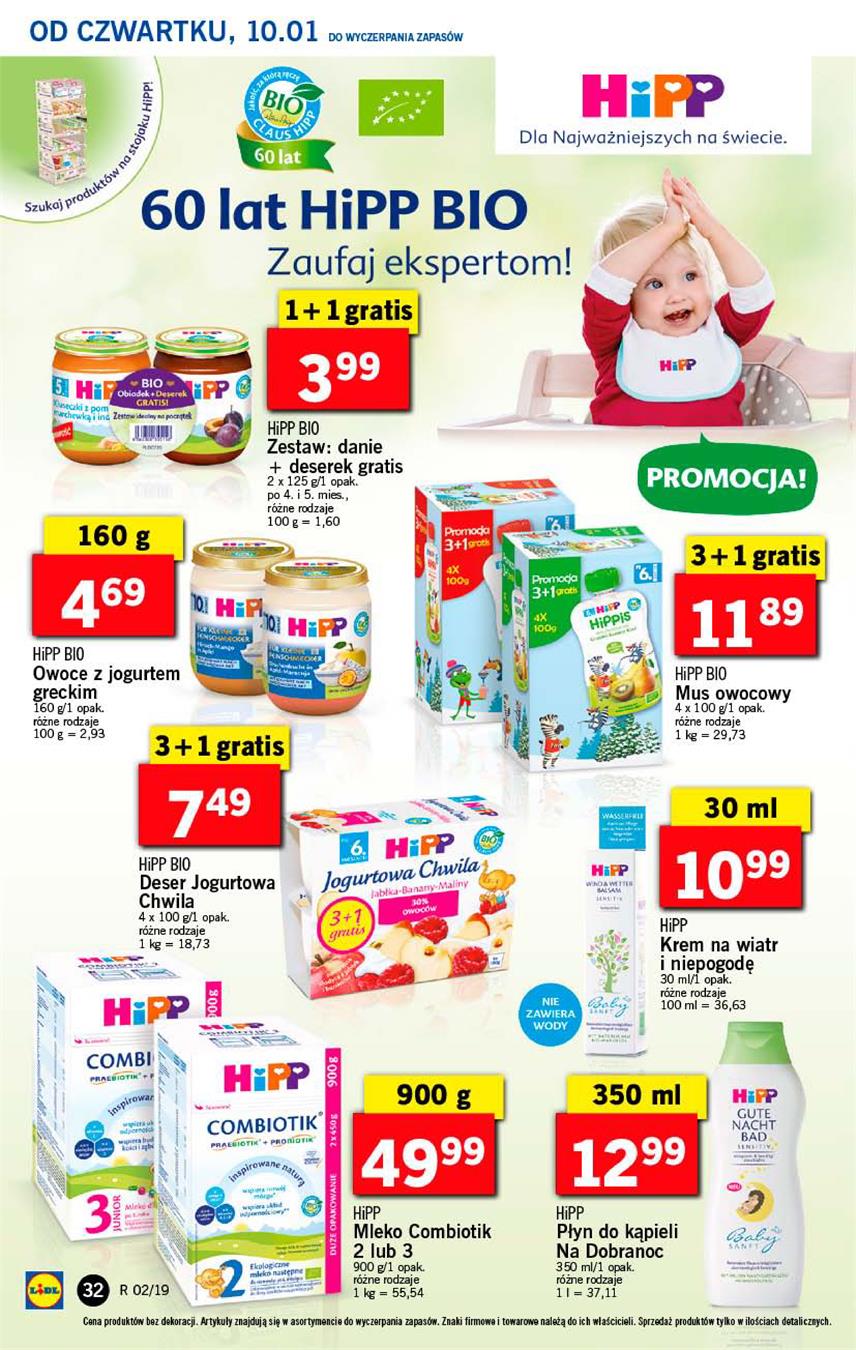 Gazetka Lidl Polska Sp. z o.o. nr 32 od 2019-01-10 do 2019-01-12