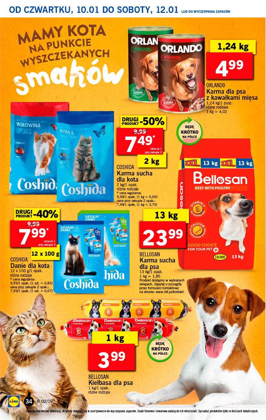 Gazetka Lidl Polska Sp. z o.o. nr 34 od 2019-01-10 do 2019-01-12