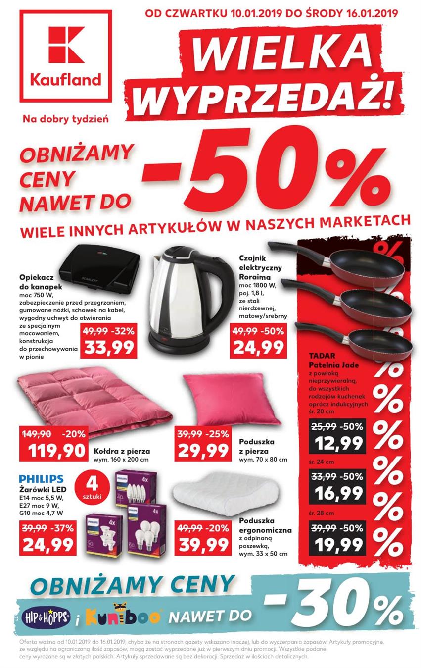 Gazetka Kaufland Polska Markety Sp. z o.o nr 1 od 2019-01-10 do 2019-01-16