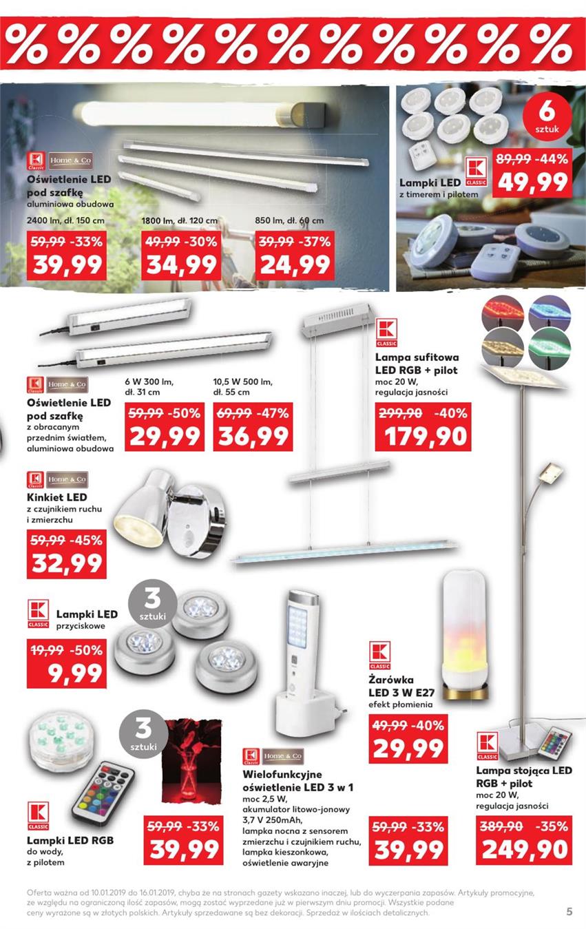 Gazetka Kaufland Polska Markety Sp. z o.o nr 5 od 2019-01-10 do 2019-01-16