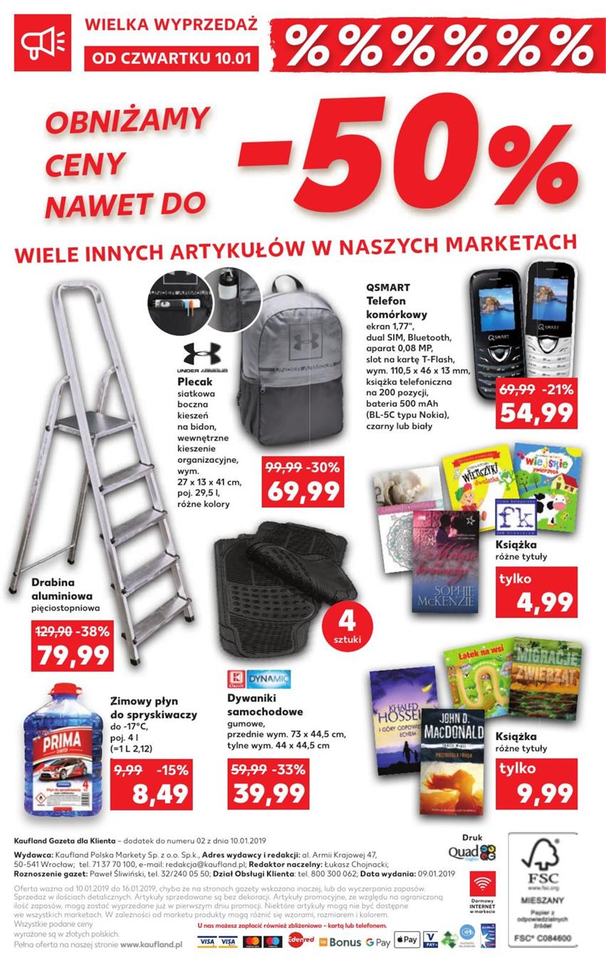 Gazetka Kaufland Polska Markety Sp. z o.o nr 8 od 2019-01-10 do 2019-01-16