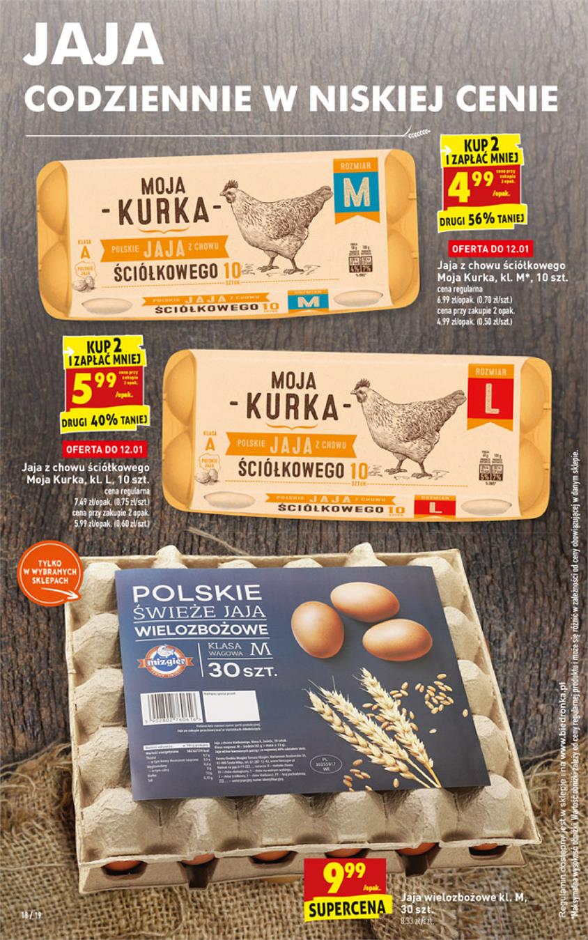 Gazetka Jeronimo Martins Polska SA nr 18 od 2019-01-10 do 2019-01-16