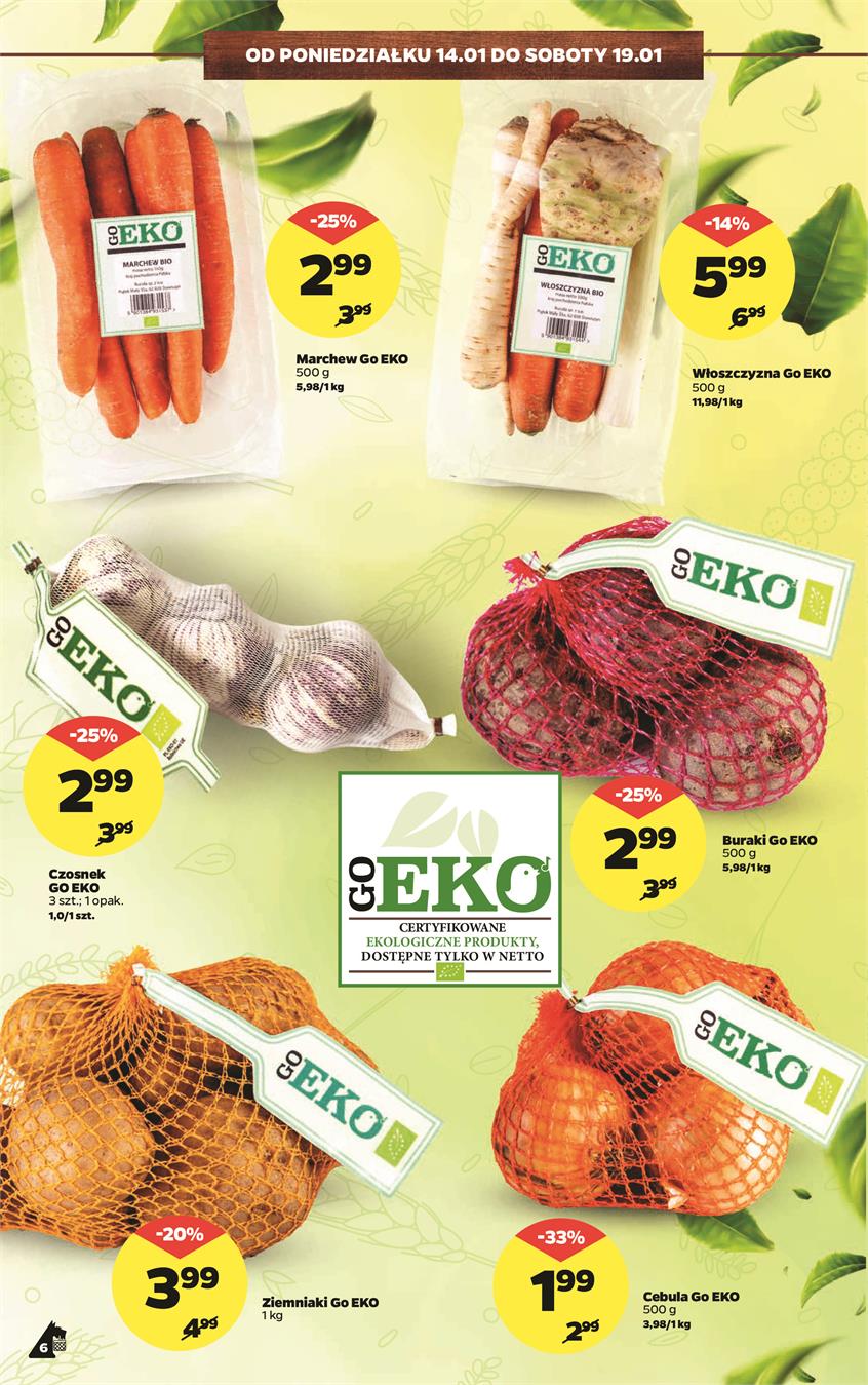 Gazetka Netto Sp. z o.o. nr 6 od 2019-01-14 do 2019-01-20