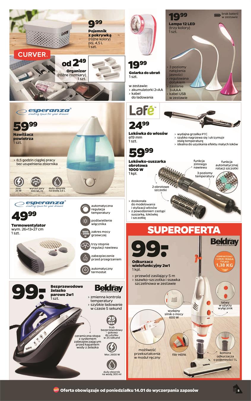 Gazetka Netto Sp. z o.o. nr 5 od 2019-01-14 do 2019-01-20
