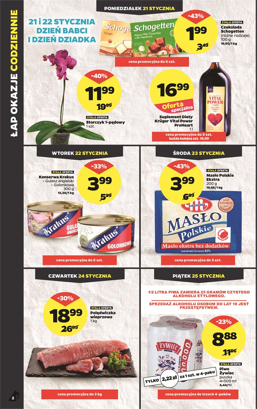 Gazetka Netto Sp. z o.o. nr 2 od 2019-01-21 do 2019-01-27