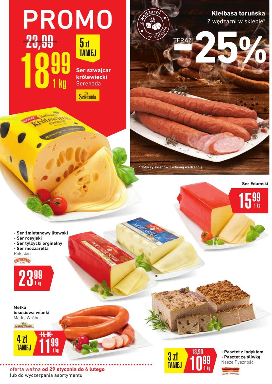 Gazetka SCA PR Polska Sp. z o.o. nr 23 od 2019-01-29 do 2019-02-04