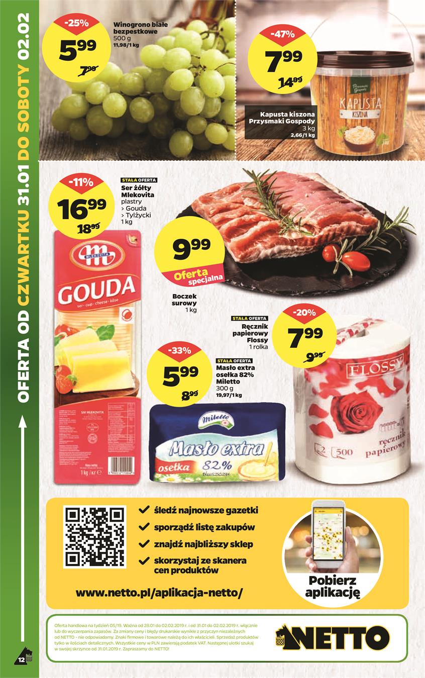 Gazetka Netto Sp. z o.o. nr 12 od 2019-01-28 do 2019-02-03