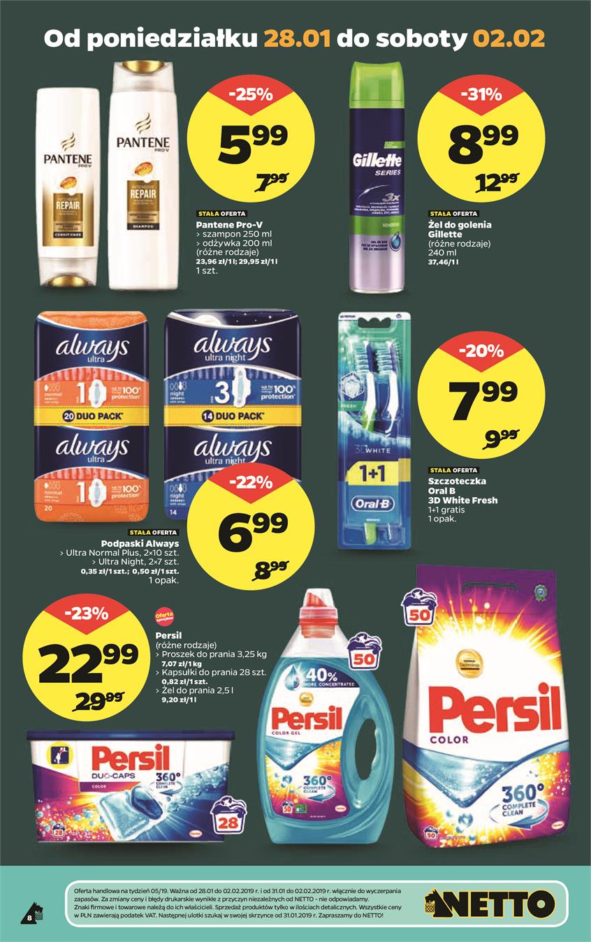 Gazetka Netto Sp. z o.o. nr 8 od 2019-01-28 do 2019-02-03
