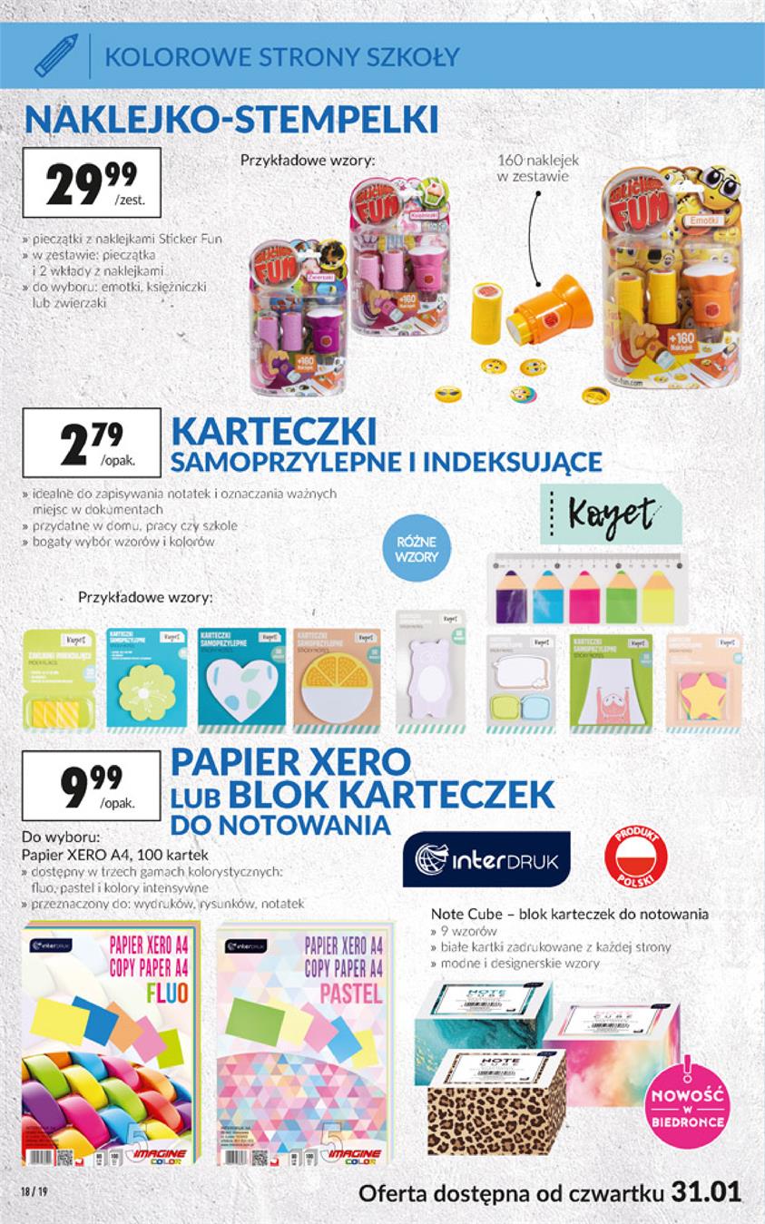 Gazetka Jeronimo Martins Polska SA nr 18 od 2019-01-28 do 2019-02-13