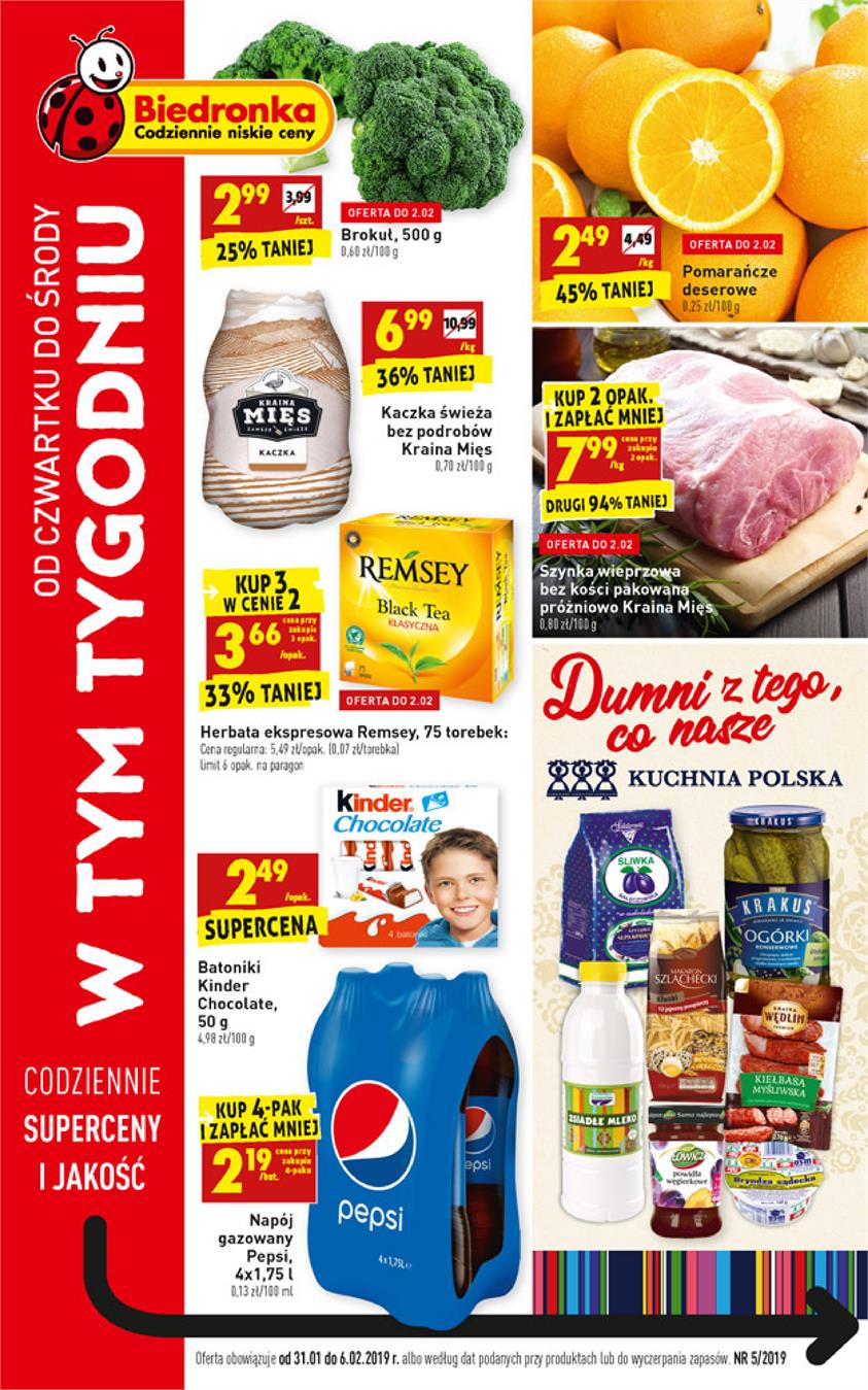 Gazetka Jeronimo Martins Polska SA nr 1 od 2019-01-31 do 2019-02-06