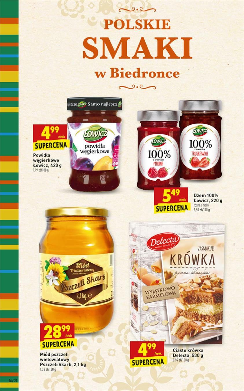 Gazetka Jeronimo Martins Polska SA nr 26 od 2019-01-31 do 2019-02-06