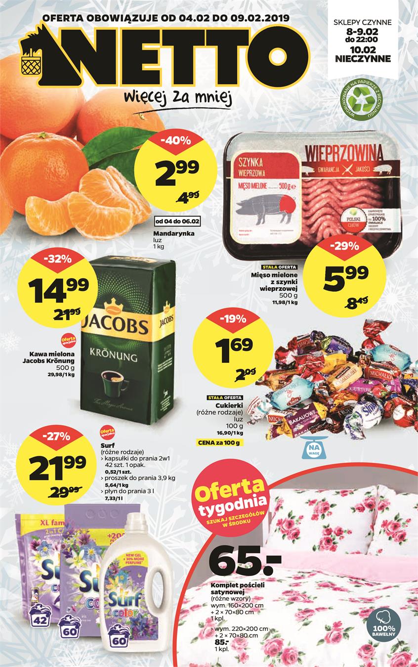 Gazetka Netto Sp. z o.o. nr 1 od 2019-02-04 do 2019-02-10