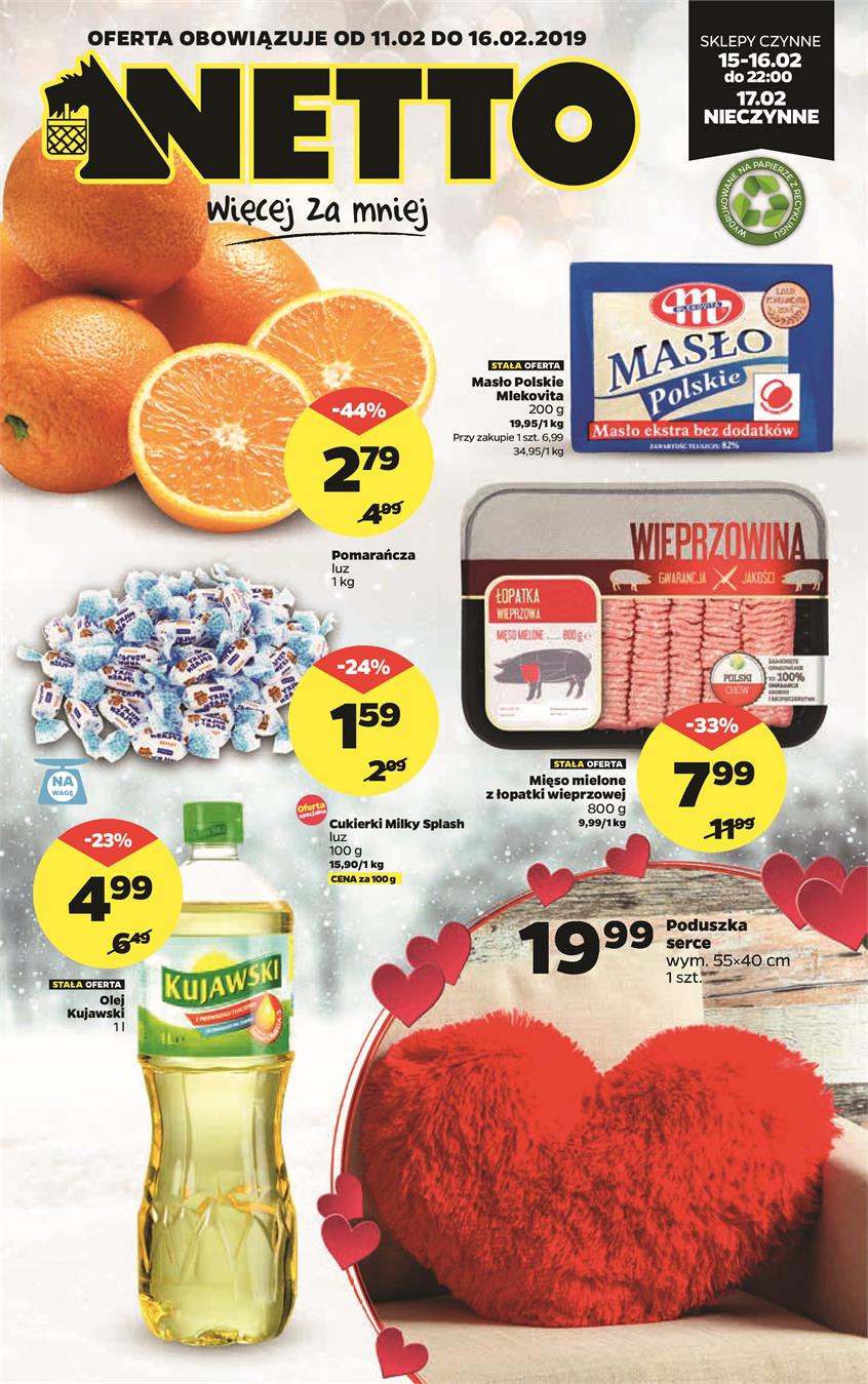 Gazetka Netto Sp. z o.o. nr 1 od 2019-02-11 do 2019-02-17