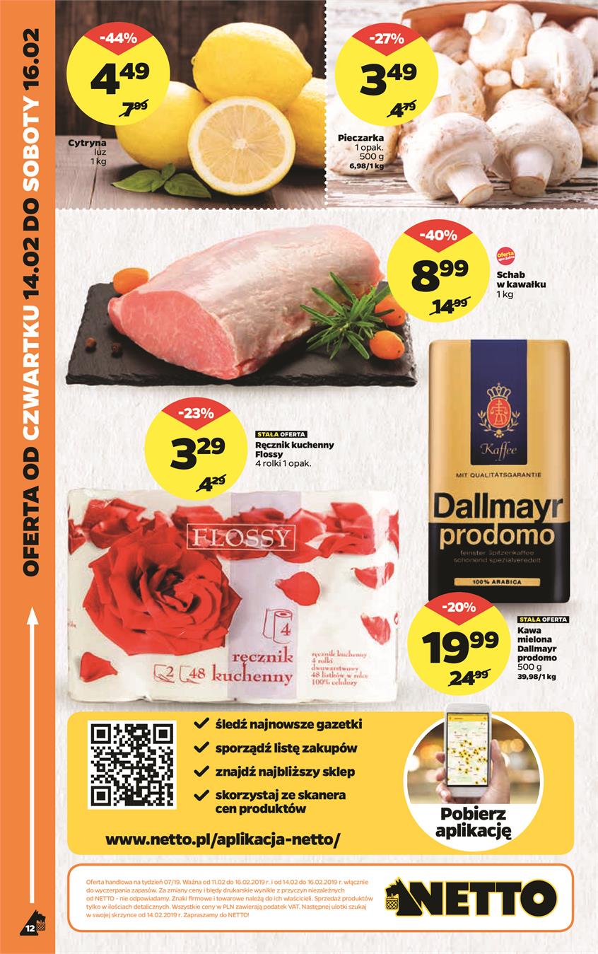 Gazetka Netto Sp. z o.o. nr 12 od 2019-02-11 do 2019-02-17