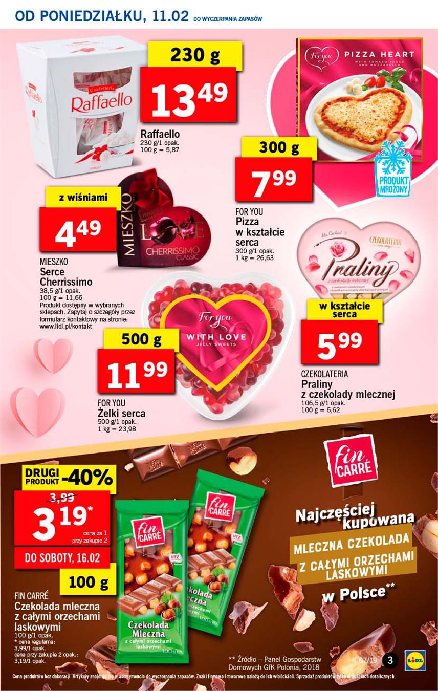 Gazetka Lidl Polska Sp. z o.o. nr 3 od 2019-02-11 do 2019-02-13