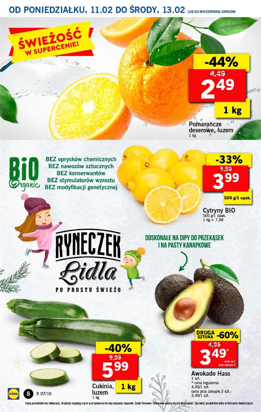 Gazetka Lidl Polska Sp. z o.o. nr 8 od 2019-02-11 do 2019-02-13