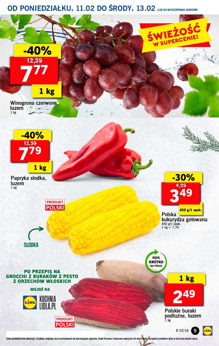 Gazetka Lidl Polska Sp. z o.o. nr 9 od 2019-02-11 do 2019-02-13