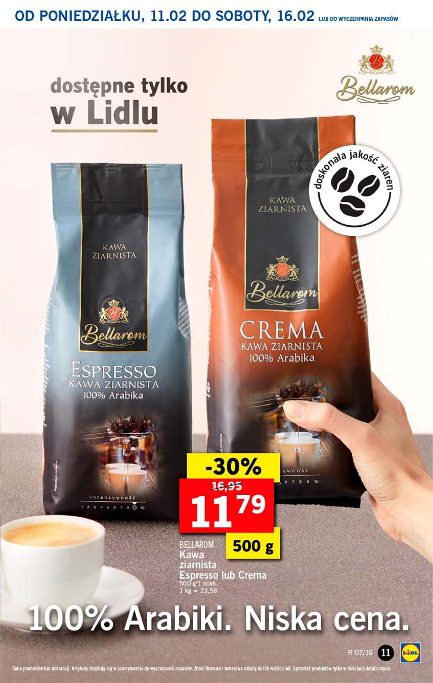 Gazetka Lidl Polska Sp. z o.o. nr 11 od 2019-02-11 do 2019-02-13