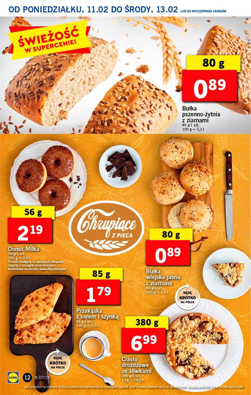 Gazetka Lidl Polska Sp. z o.o. nr 12 od 2019-02-11 do 2019-02-13