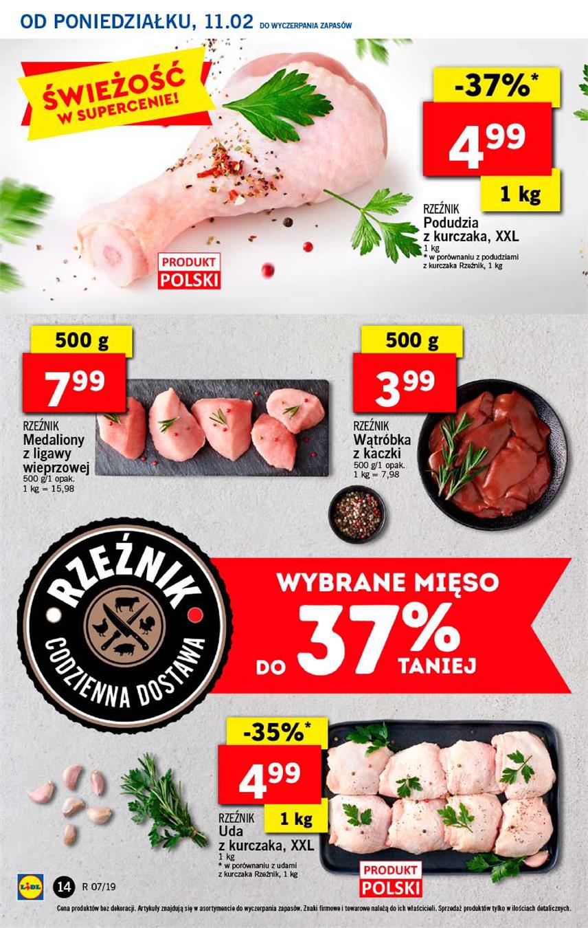 Gazetka Lidl Polska Sp. z o.o. nr 14 od 2019-02-11 do 2019-02-13