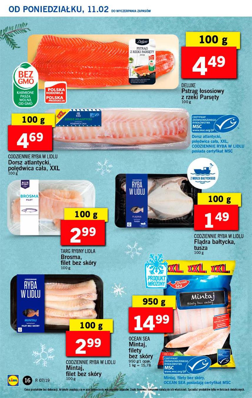 Gazetka Lidl Polska Sp. z o.o. nr 16 od 2019-02-11 do 2019-02-13