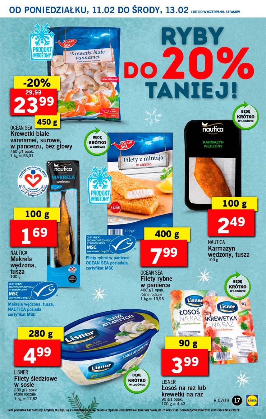 Gazetka Lidl Polska Sp. z o.o. nr 17 od 2019-02-11 do 2019-02-13