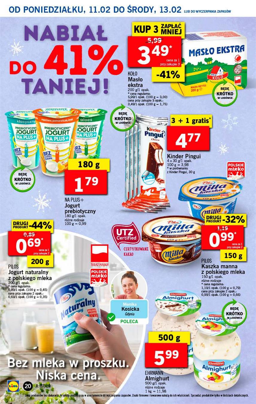 Gazetka Lidl Polska Sp. z o.o. nr 20 od 2019-02-11 do 2019-02-13
