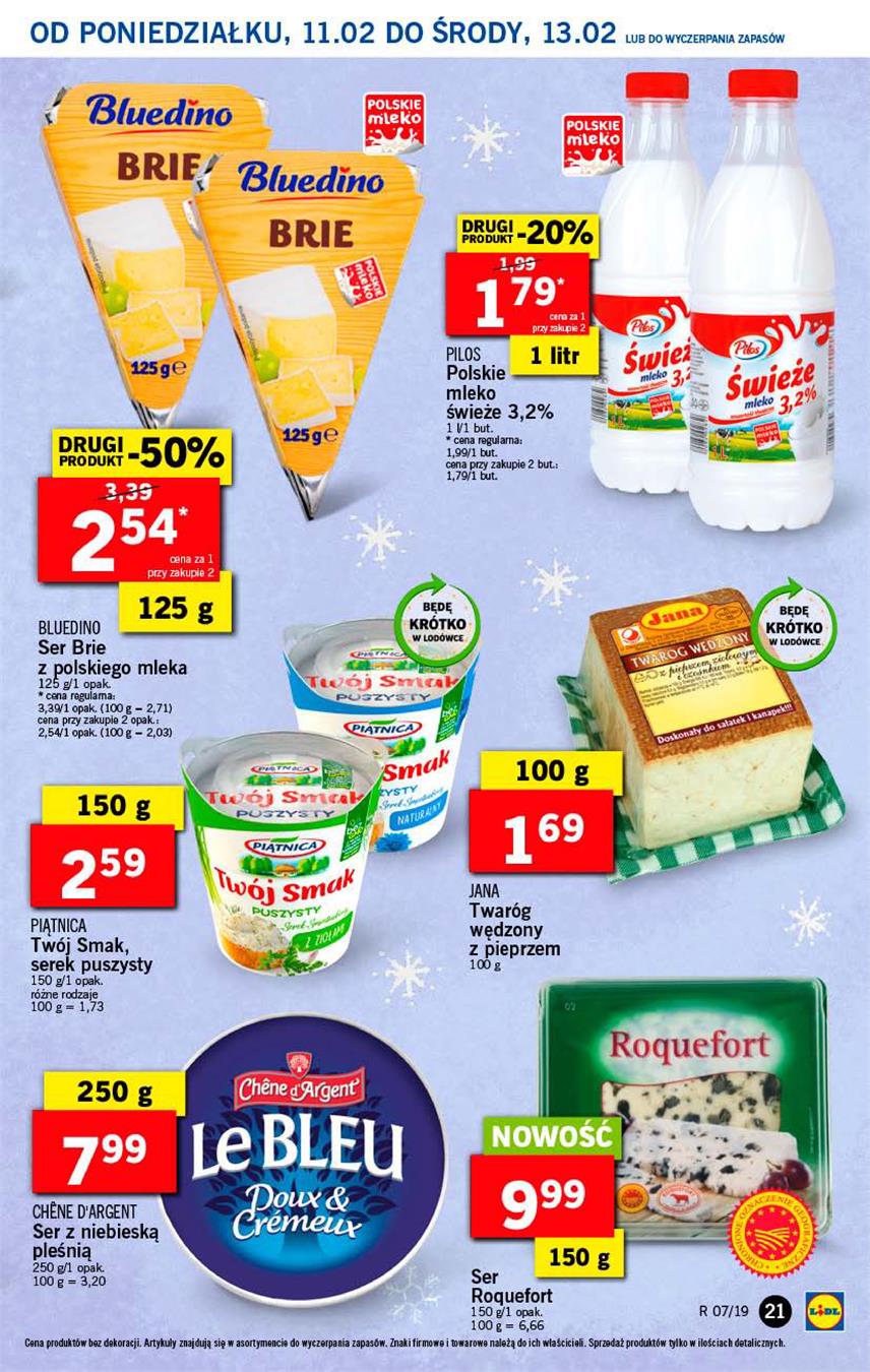 Gazetka Lidl Polska Sp. z o.o. nr 21 od 2019-02-11 do 2019-02-13