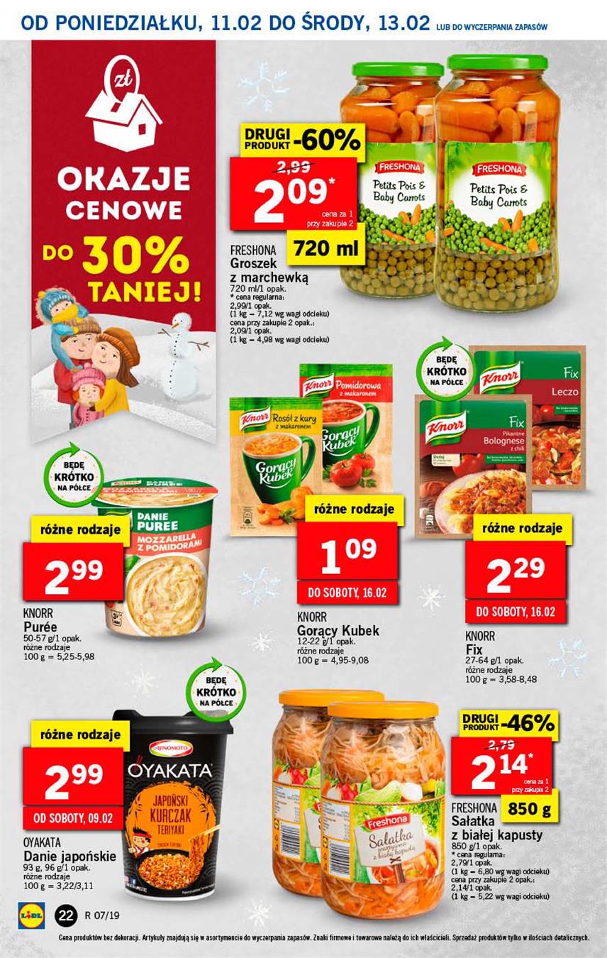 Gazetka Lidl Polska Sp. z o.o. nr 22 od 2019-02-11 do 2019-02-13
