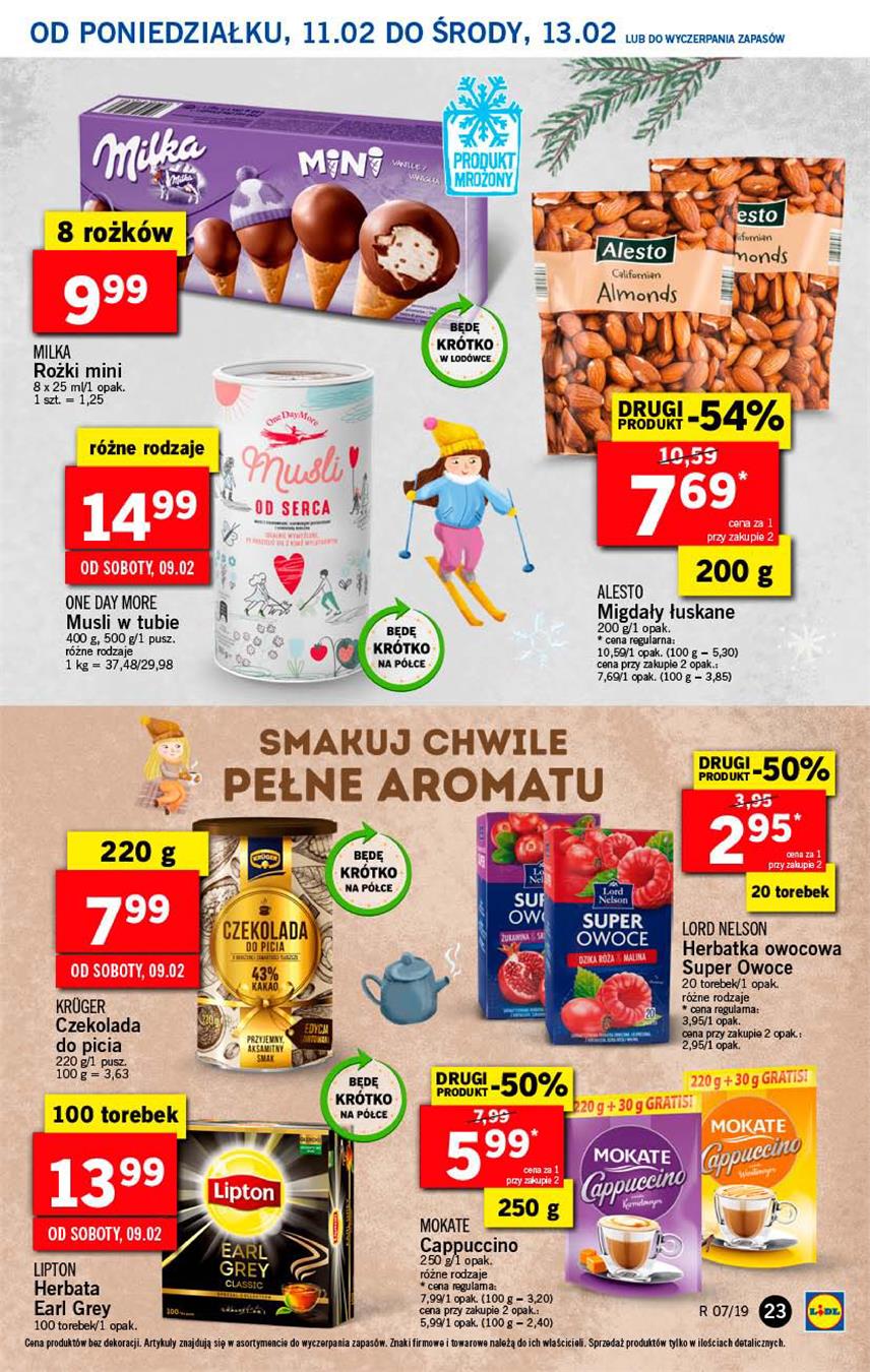 Gazetka Lidl Polska Sp. z o.o. nr 23 od 2019-02-11 do 2019-02-13