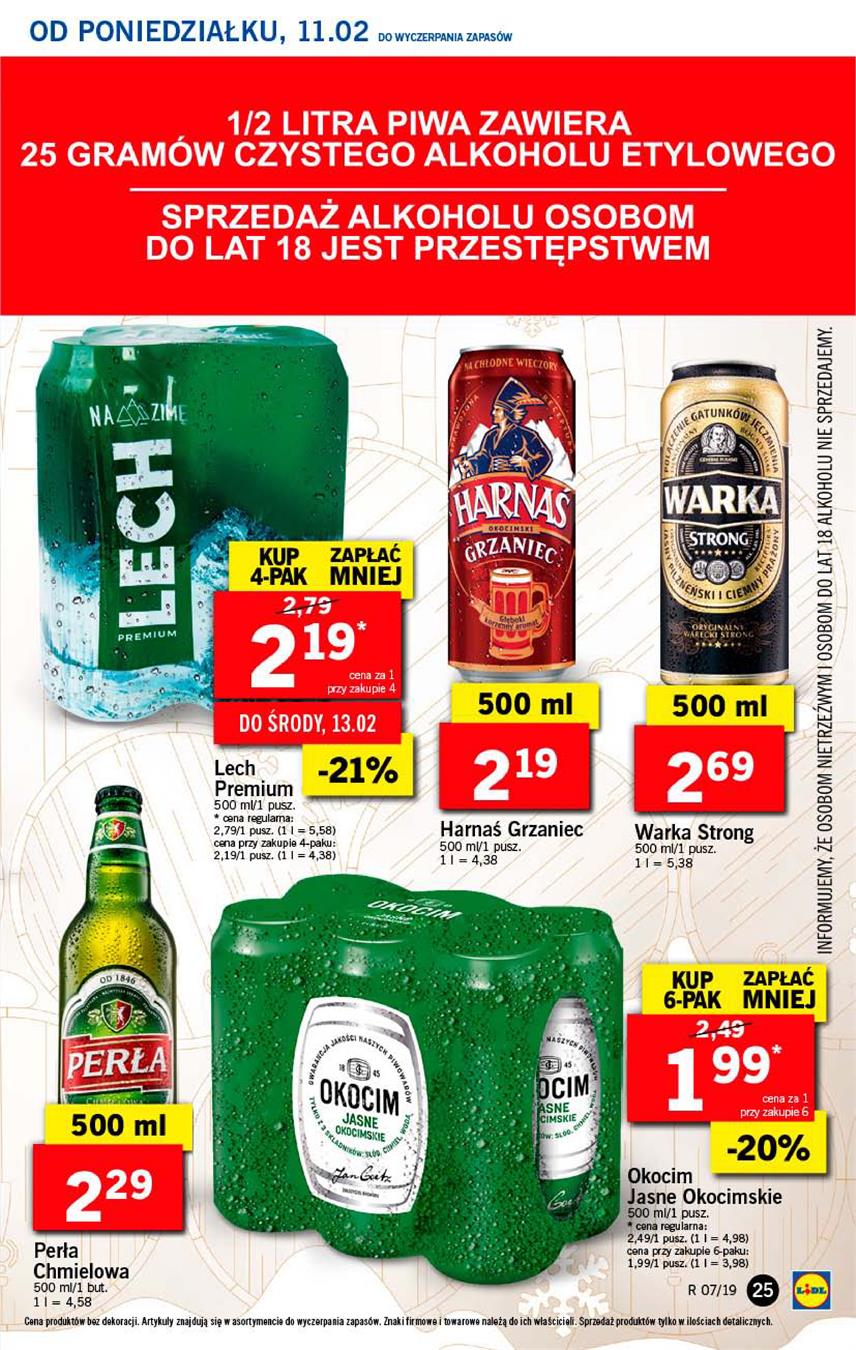 Gazetka Lidl Polska Sp. z o.o. nr 25 od 2019-02-11 do 2019-02-13