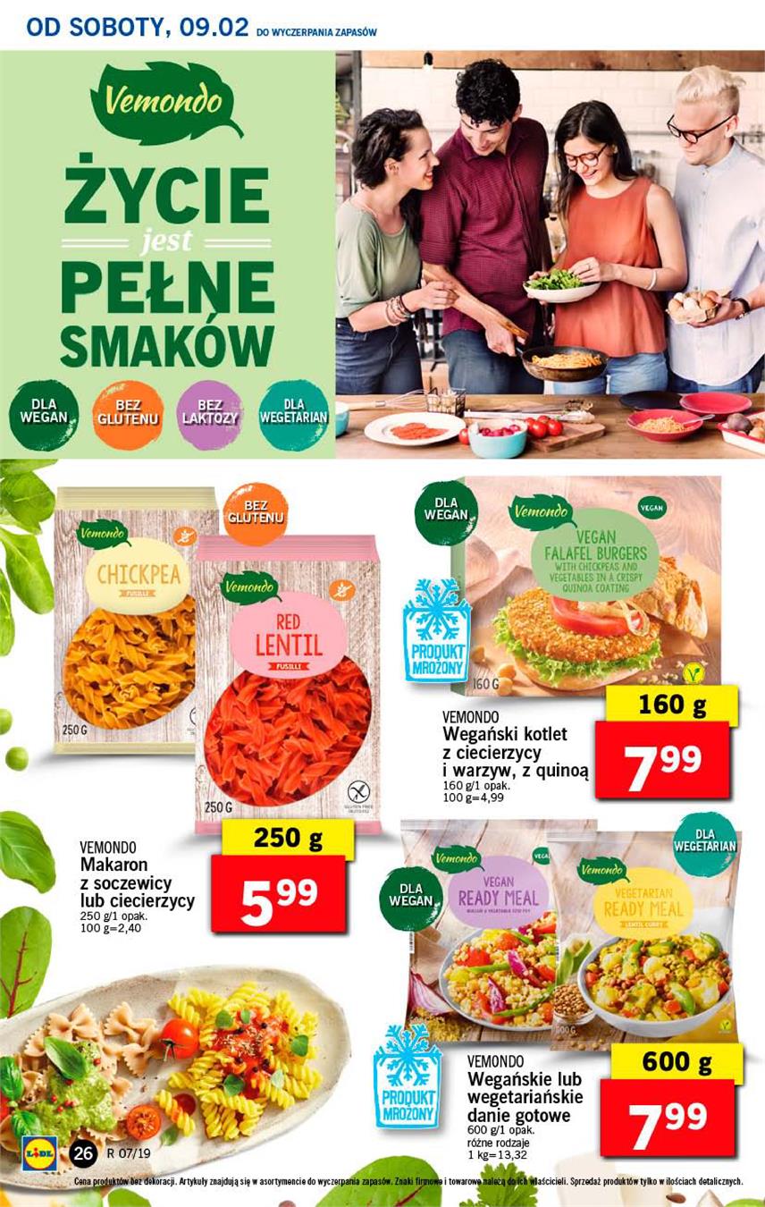Gazetka Lidl Polska Sp. z o.o. nr 26 od 2019-02-11 do 2019-02-13