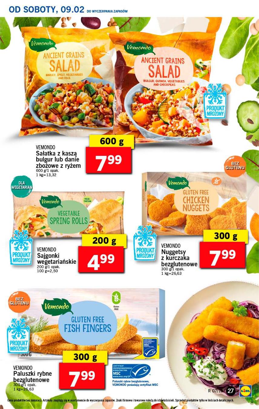 Gazetka Lidl Polska Sp. z o.o. nr 27 od 2019-02-11 do 2019-02-13