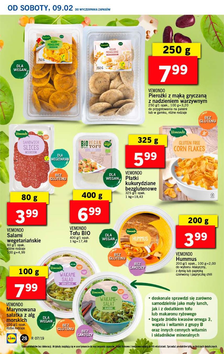 Gazetka Lidl Polska Sp. z o.o. nr 28 od 2019-02-11 do 2019-02-13