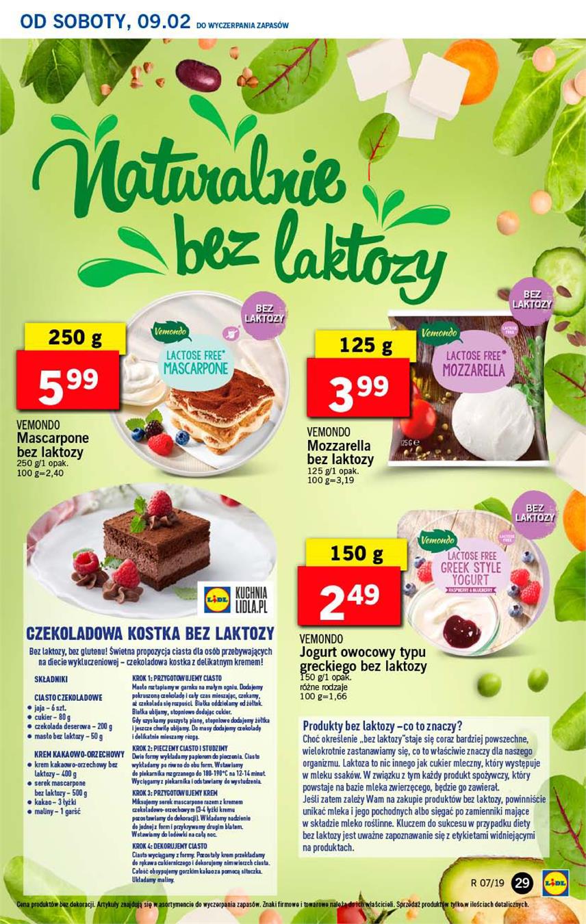 Gazetka Lidl Polska Sp. z o.o. nr 29 od 2019-02-11 do 2019-02-13