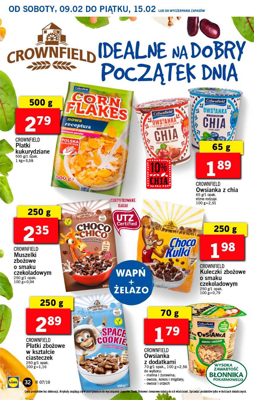 Gazetka Lidl Polska Sp. z o.o. nr 32 od 2019-02-11 do 2019-02-13