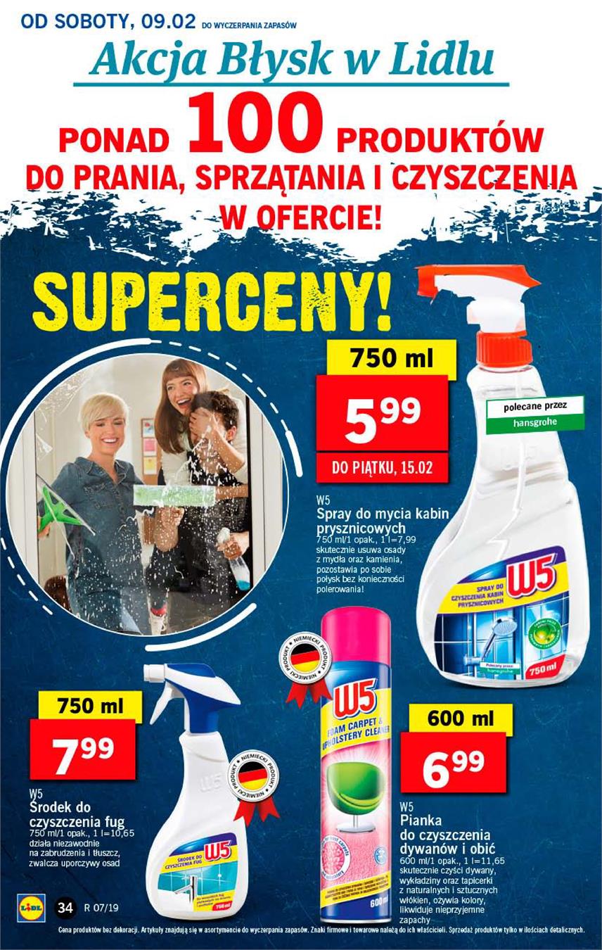 Gazetka Lidl Polska Sp. z o.o. nr 34 od 2019-02-11 do 2019-02-13