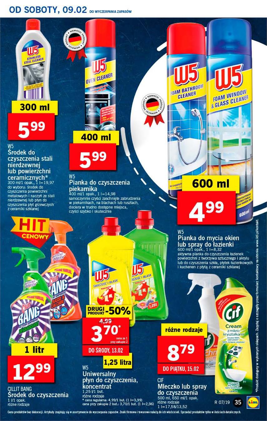 Gazetka Lidl Polska Sp. z o.o. nr 35 od 2019-02-11 do 2019-02-13