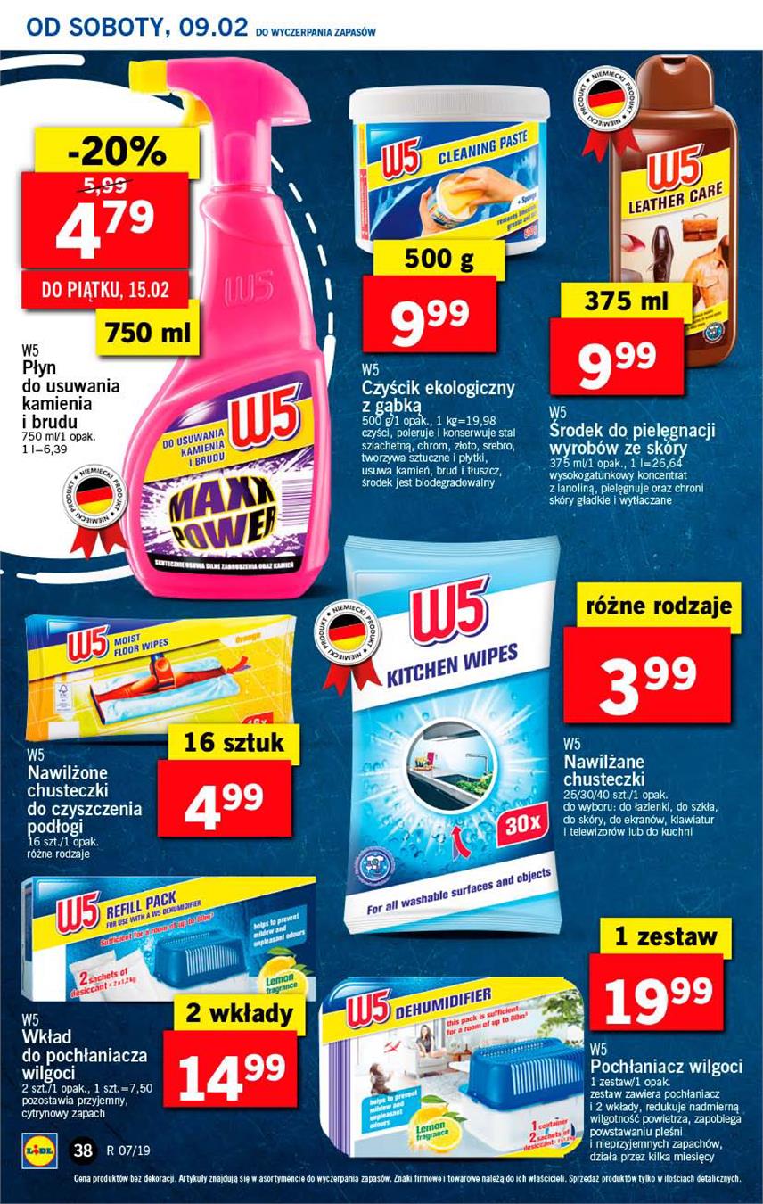 Gazetka Lidl Polska Sp. z o.o. nr 38 od 2019-02-11 do 2019-02-13