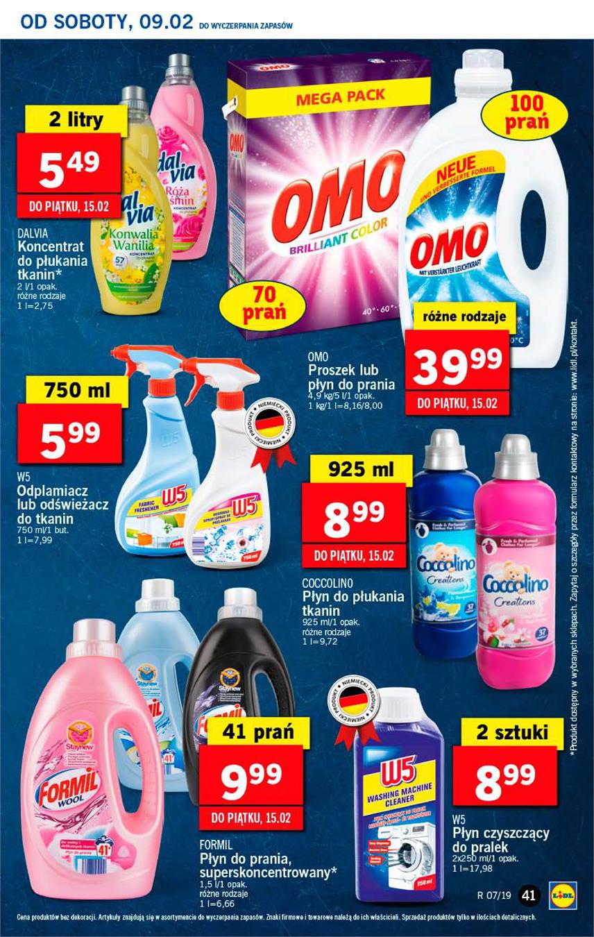 Gazetka Lidl Polska Sp. z o.o. nr 41 od 2019-02-11 do 2019-02-13