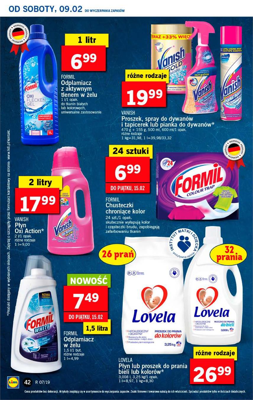 Gazetka Lidl Polska Sp. z o.o. nr 42 od 2019-02-11 do 2019-02-13